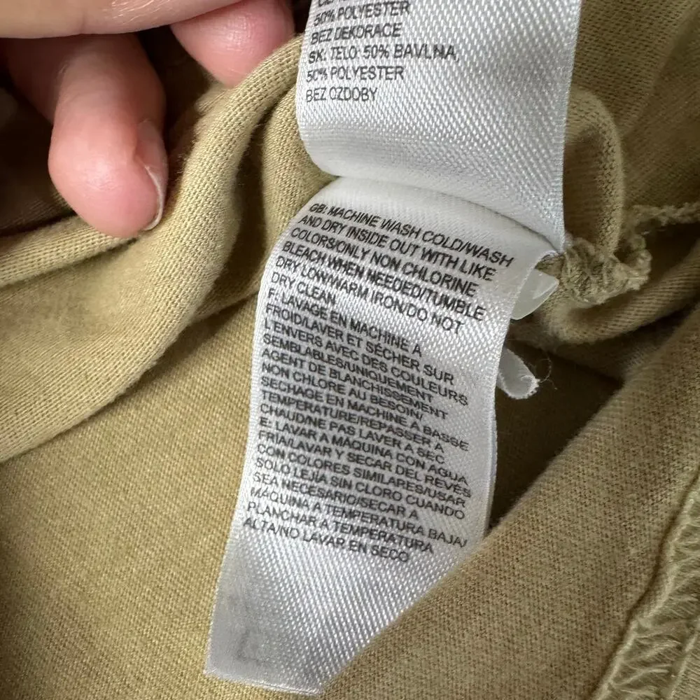 The North Face Tan Graphic Logo Tee Medium Gorpcore